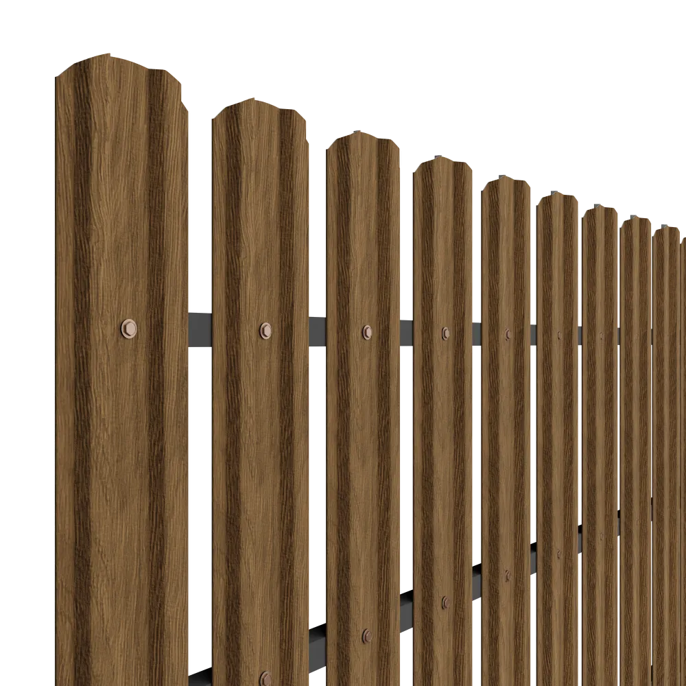 vertikální plotovka Ořech