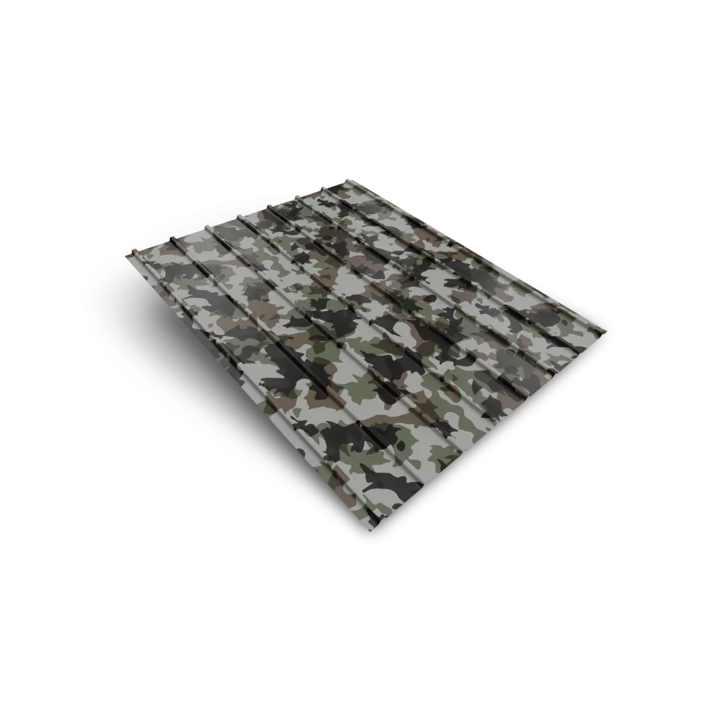 Trapézový plech H12 Camouflage